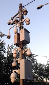 多攝像頭監控桿